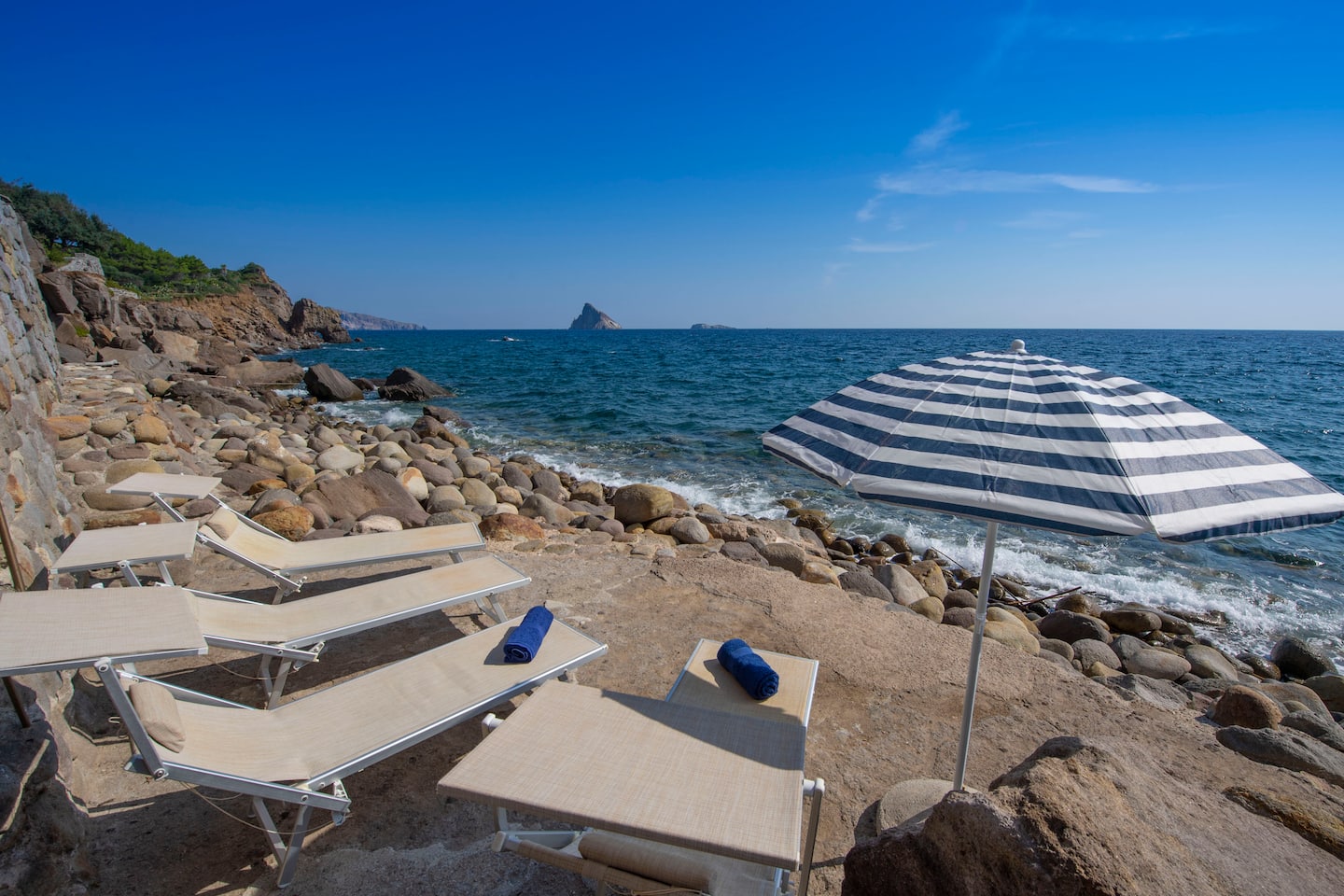 La spiaggia della residenza
